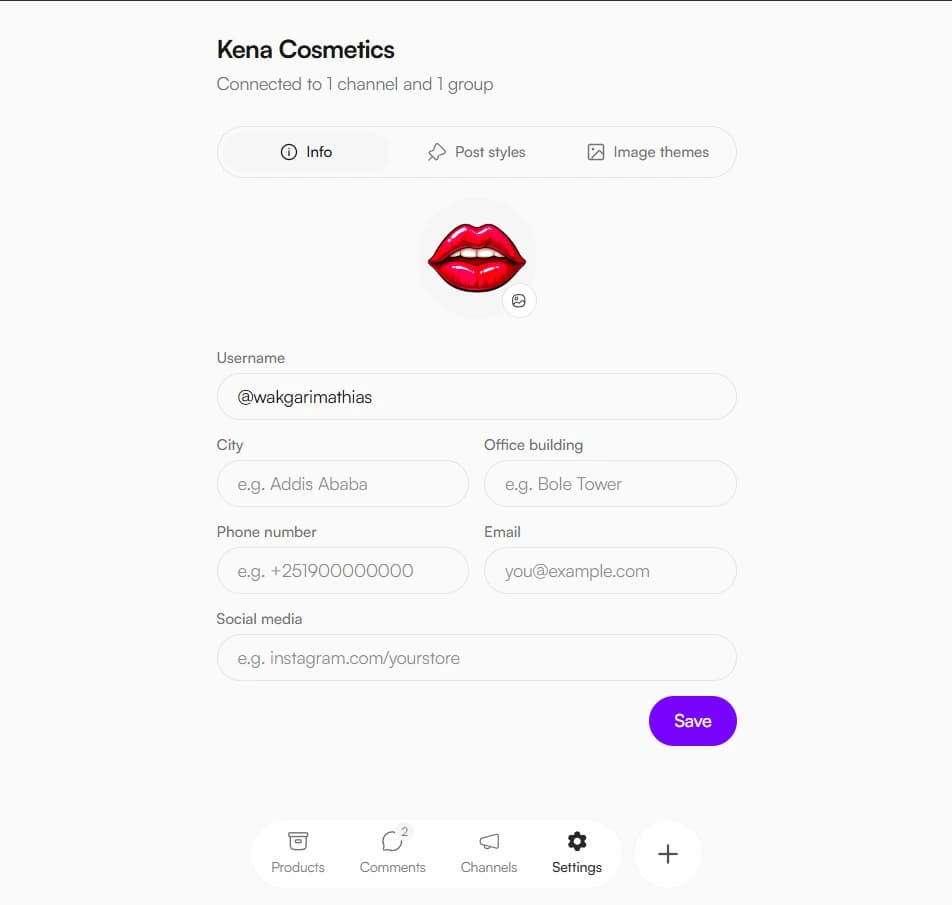 Telegram Commerce gallery 4